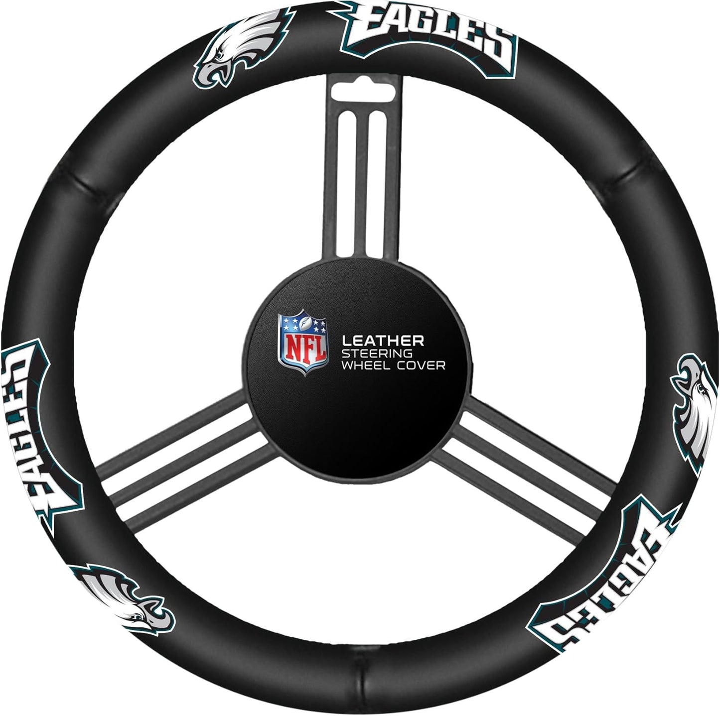 NFL Leather Steering Wheel Cover for Ultimate Fan Experience