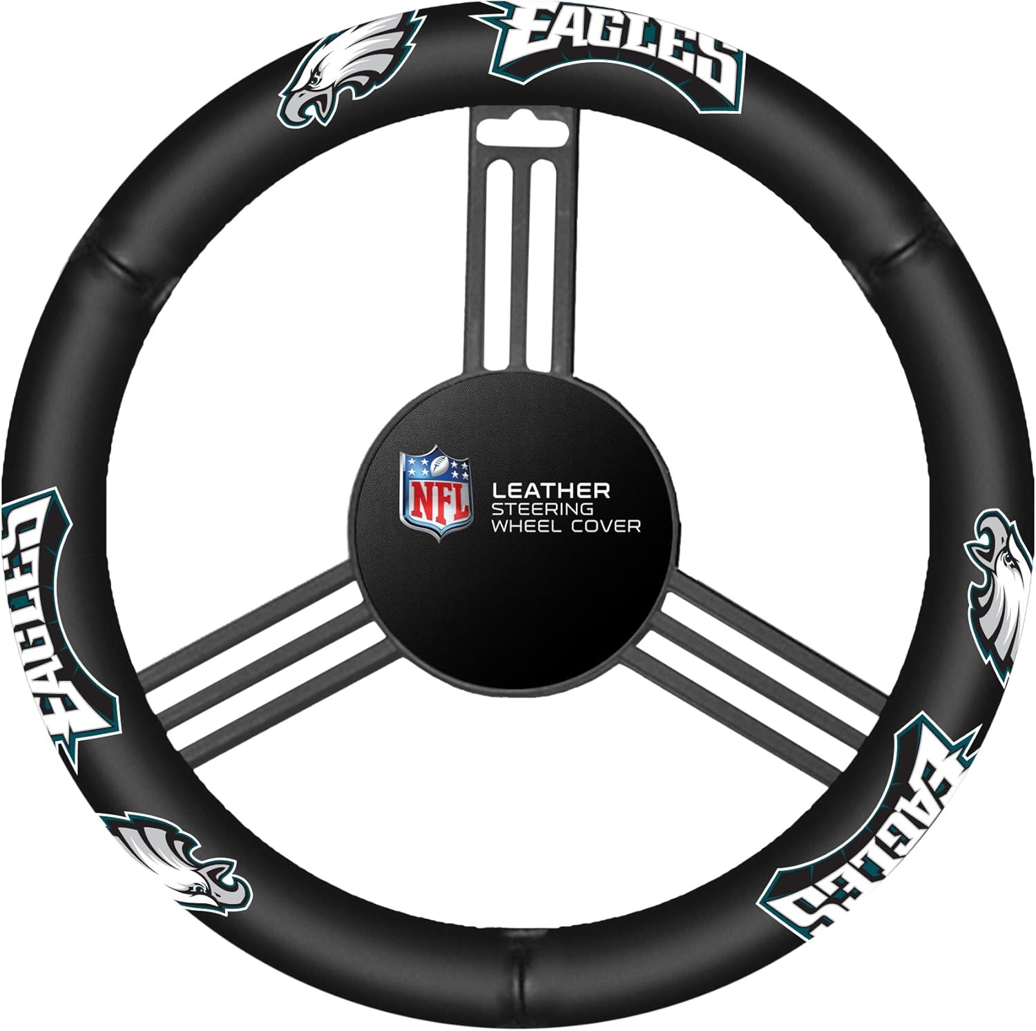 NFL Leather Steering Wheel Cover for Ultimate Fan Experience