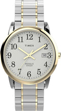 Timex Men's Easy Reader Watch with Two-Tone Expansion Band