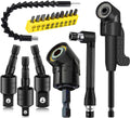 Flexible Drill Bit Extension 17pcs Set - Bendable Reach for Tight