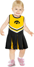 Little King Iowa Infant Toddler Cheer Jumper Dress - Official Team