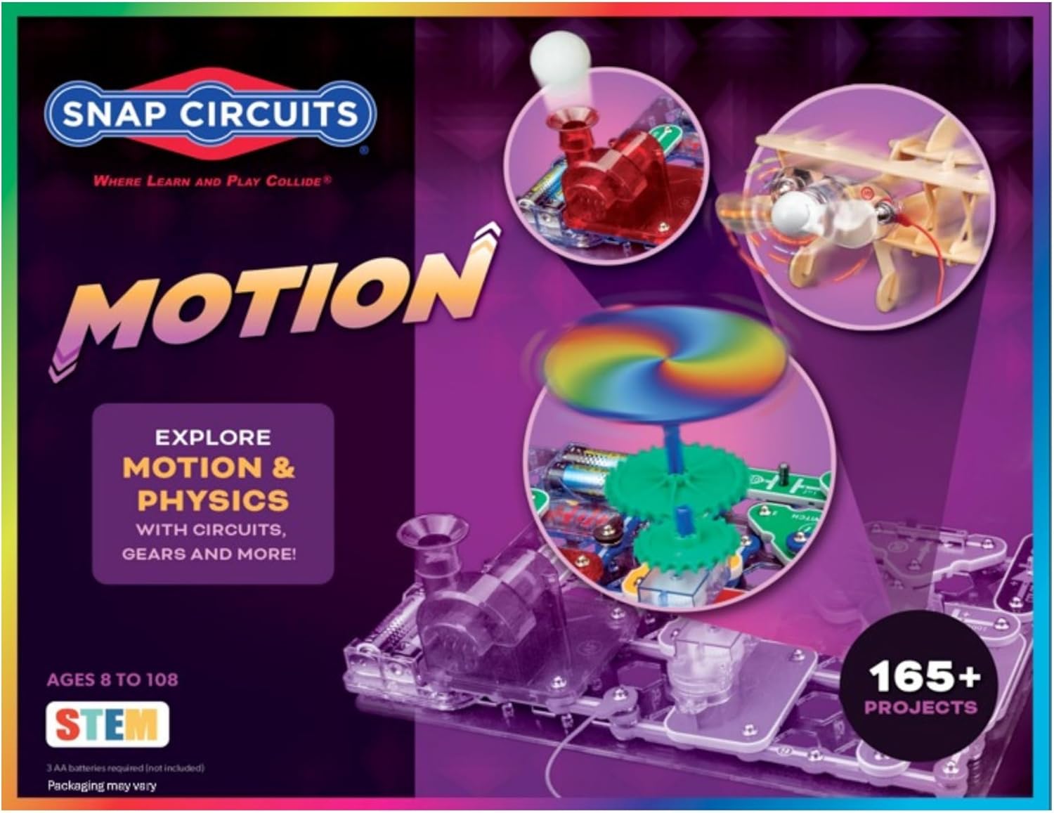 Snap Circuits Motion Electronics Discovery Kit for Kids Fun