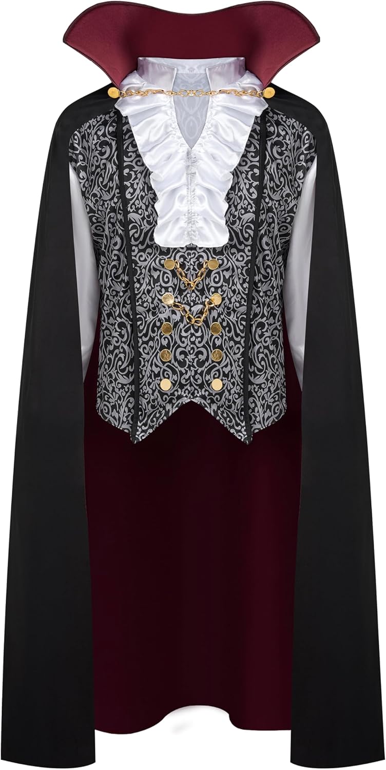 Vampire Costume for Men - Spooktacular Creations Gothic Style