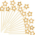 Decorative Gold Star Cocktail Picks - Festive Charm!