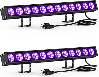 40W LED Black Light Bar for Glow Parties and Halloween Fun