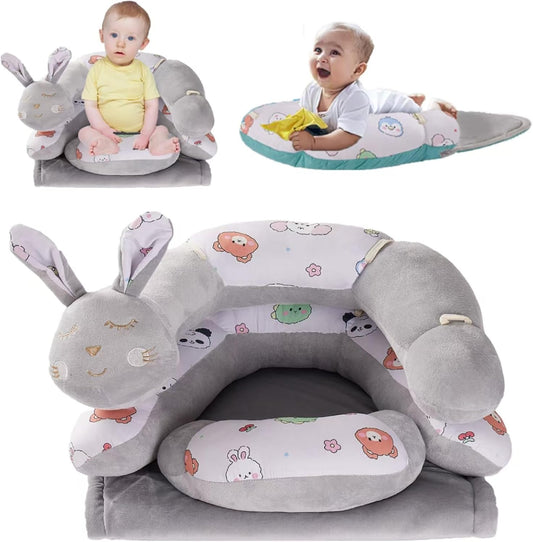 2-in-1 Tummy Time Support Pillow Set