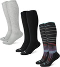 HAPIU Merino Wool Compression Socks for Women & Men - Plus Size Knee