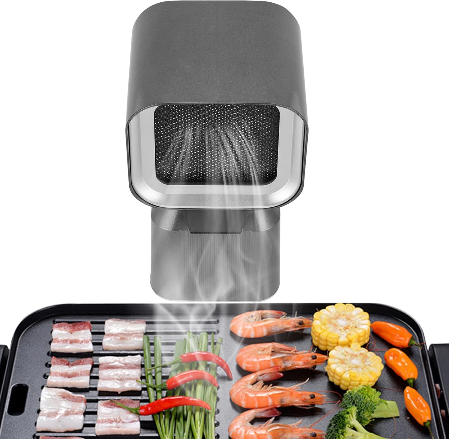 Low Noise Portable Range Hood for Indoor BBQ - Hilberiazel