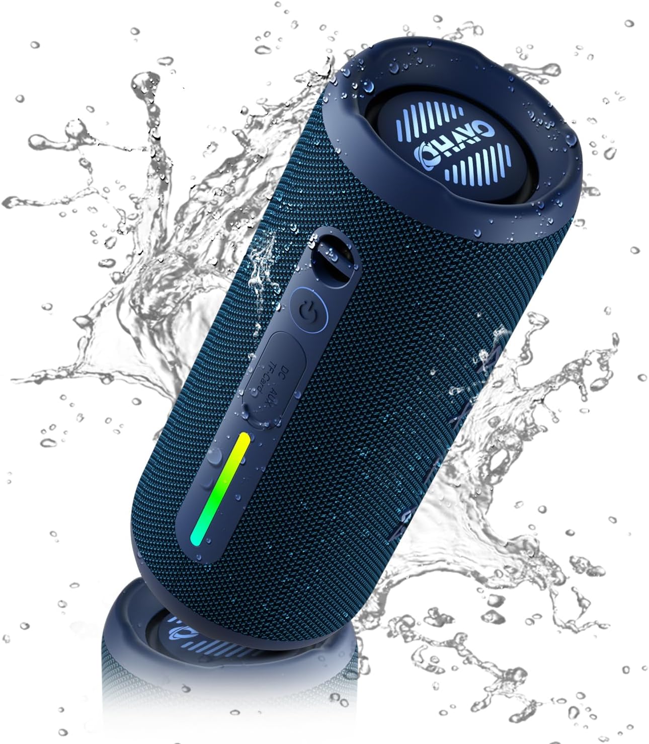 OHAYO Portable Bluetooth Speaker: 24W Stereo Sound & IPX7 Waterproof