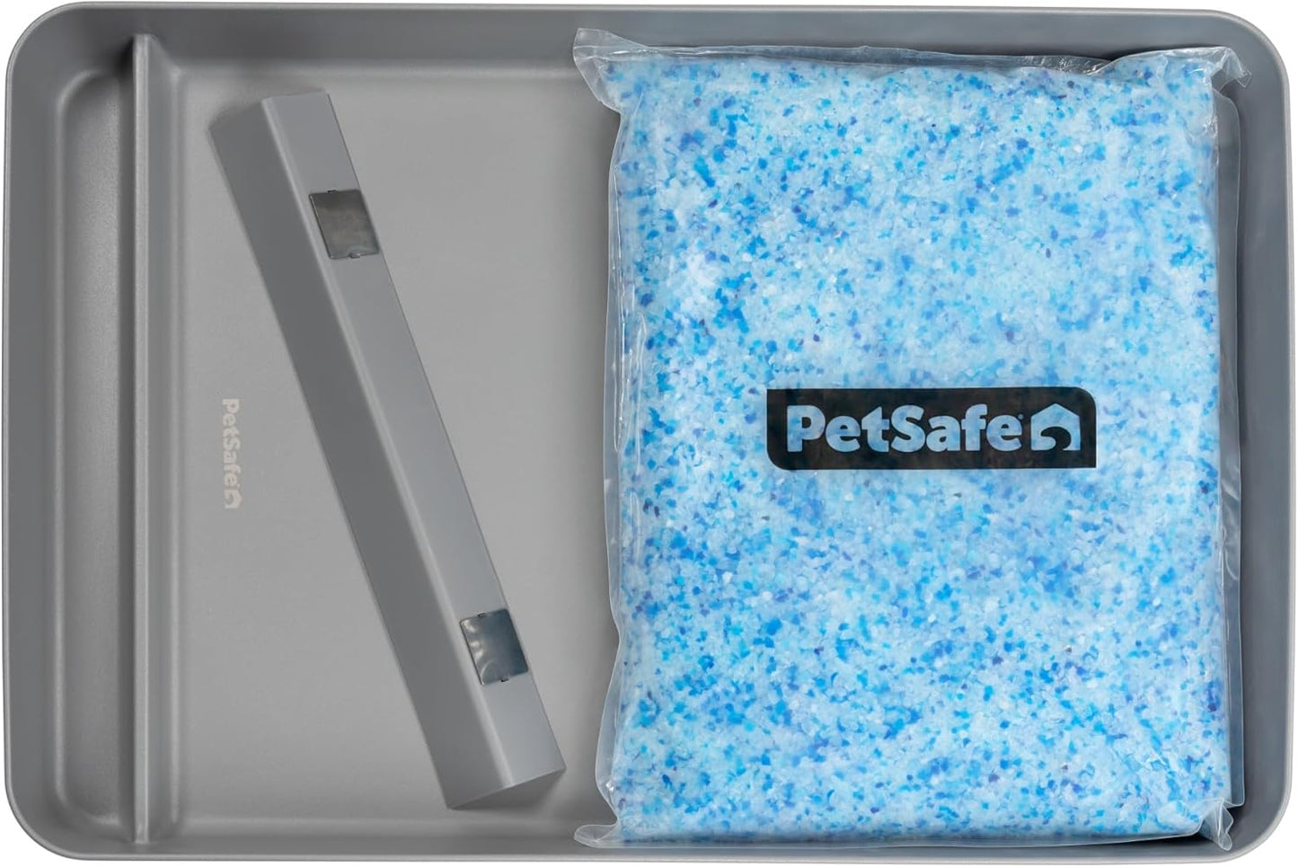 PetSafe ScoopFree Stainless Steel Cat Litter Tray with Crystals