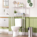 AmazerBath Bamboo Over The Toilet Storage Shelf - Space Saving 2-Tier