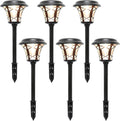 Solar Pathway Lights 6 Pack 25 Lumen - Warm White Outdoor Lighting