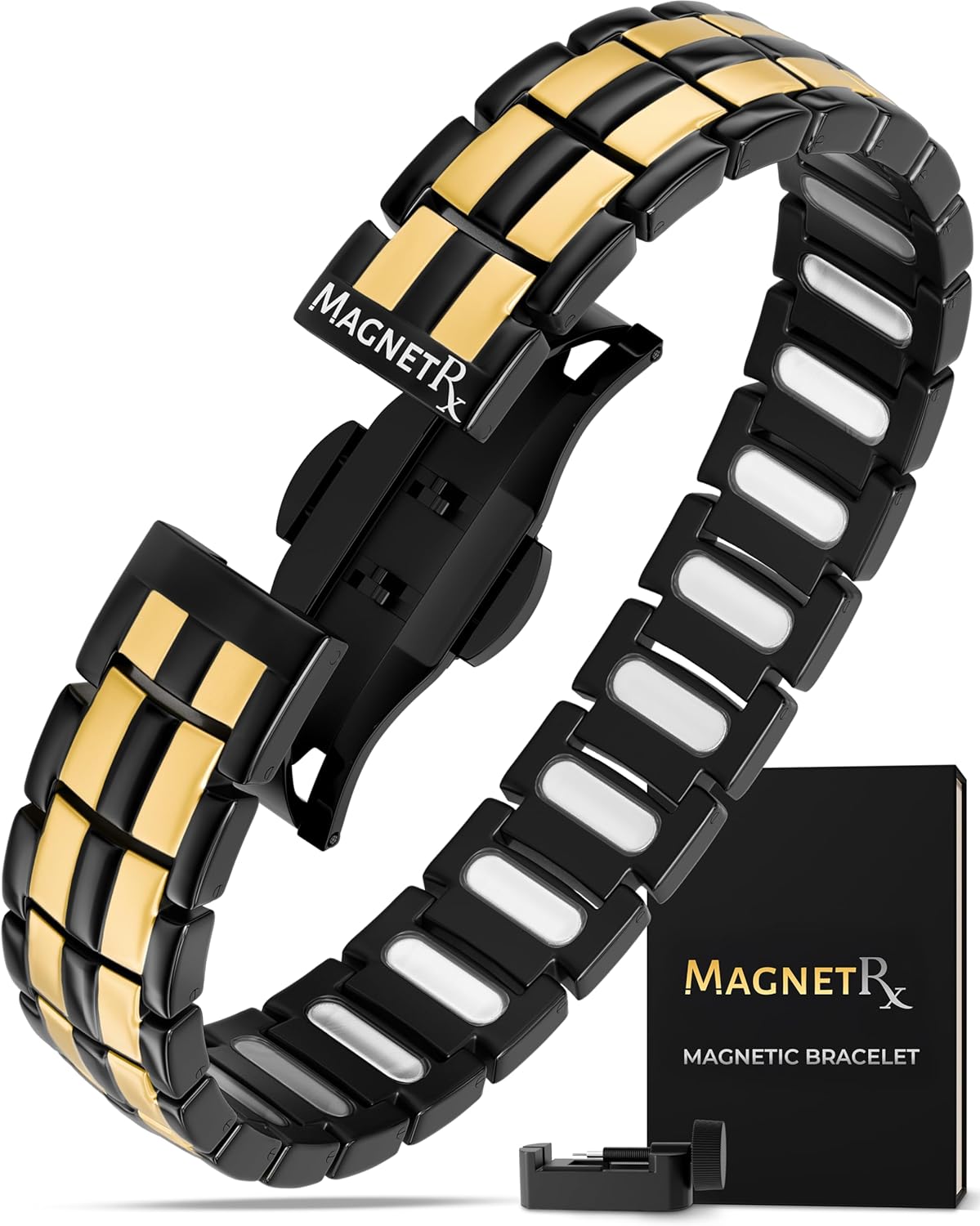 MagnetRX Magnetic Bracelets for Men - Premium Titanium Design