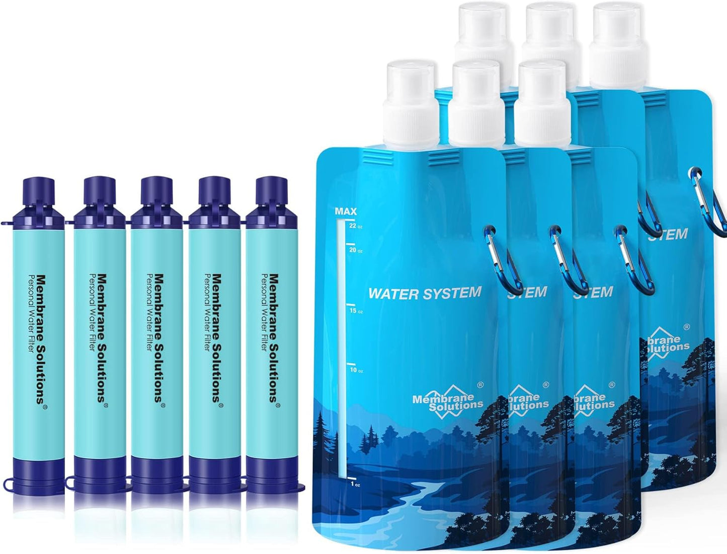 Survival Water Purifier Kit - On-the-Go Clean Water