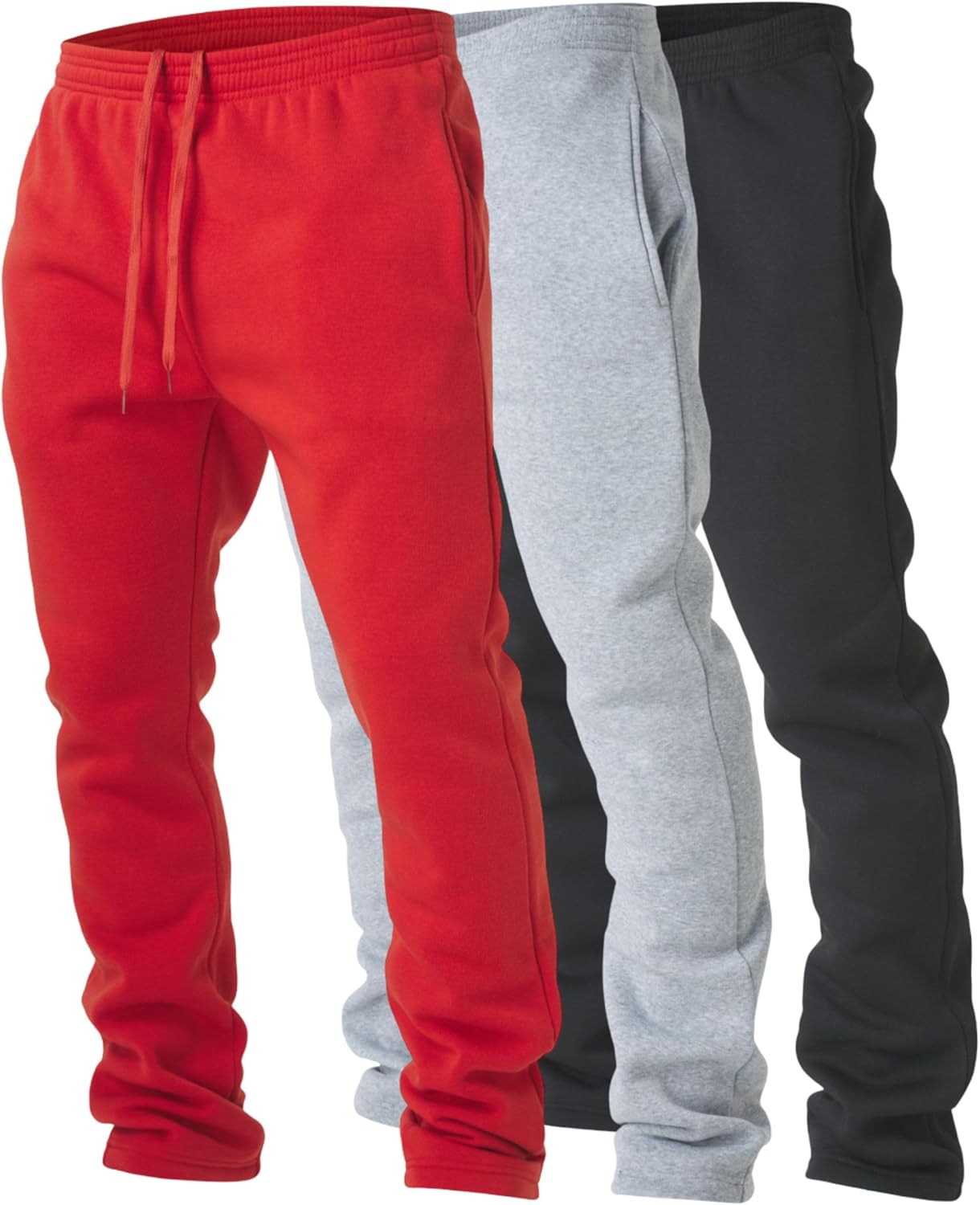 Ultra Performance Mens Fleece Wide Leg Sweatpants with Pockets
