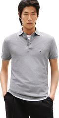 Men's Slim Fit Polo Shirt in Organic Pique Cotton - Stretch