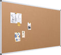 VIZ-PRO Large Cork Bulletin Board 72 x 48 in - Wall-Mounted Corkboard