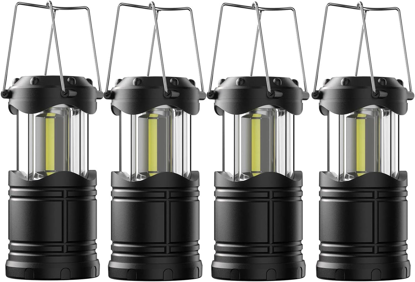 Lichamp LED Lanterns 4-Pack - Super Bright, Portable