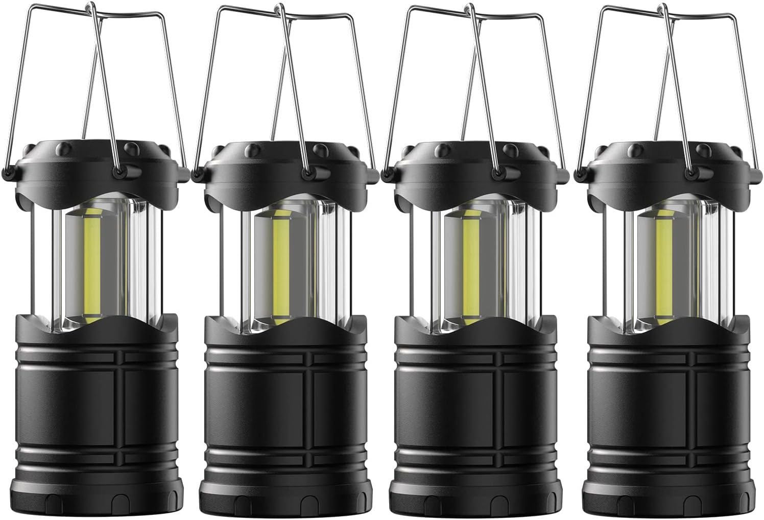 Lichamp LED Lanterns 4-Pack - Super Bright, Portable