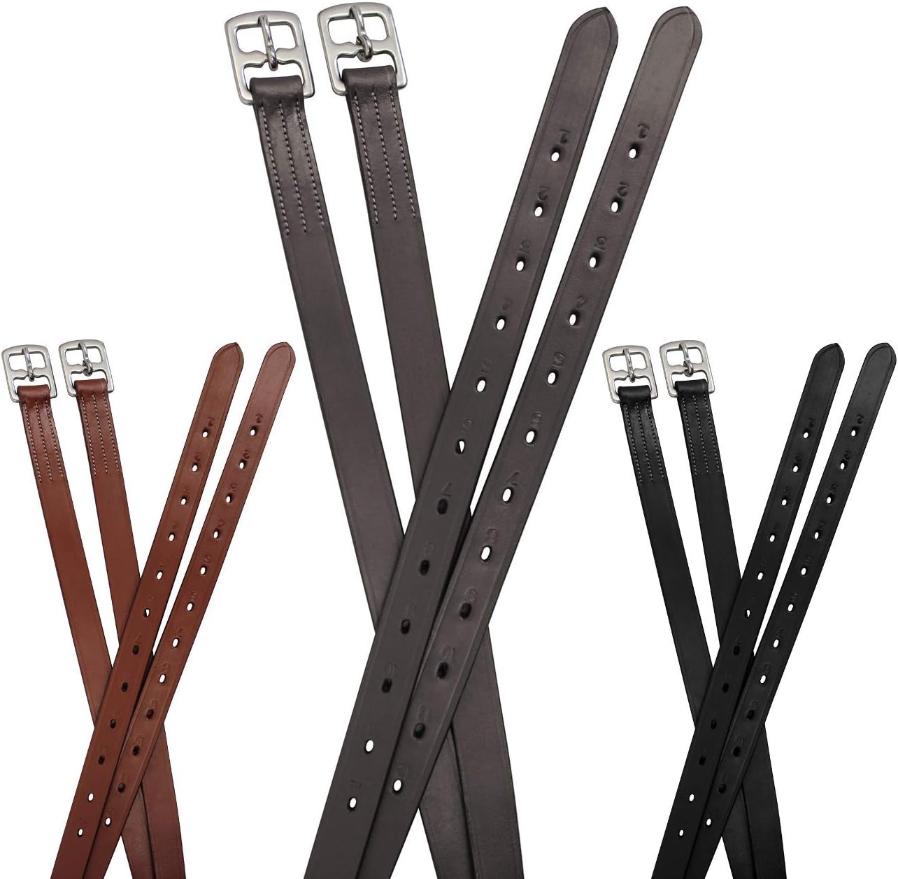 Soft Leather Stirrup Leathers with Stainless Steel Hardware Review