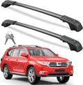 Lockable Roof Rack Cross Bars 220lbs Fit for Toyota Highlander - Heavy