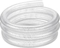 Flexible Hose 1 1/2 in ID 25ft Clear PVC - Reinforced Suction Hose