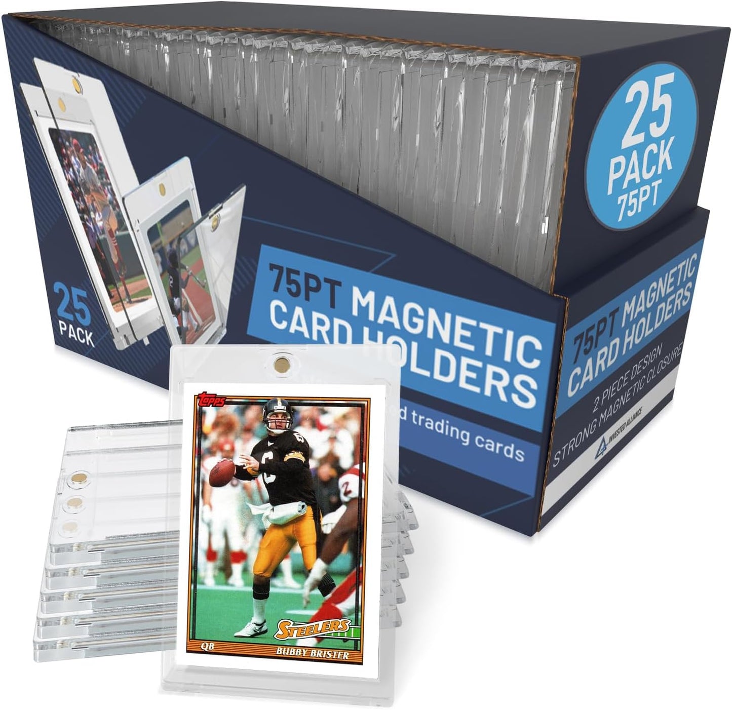 Premium Magnetic Card Holder Case for Trading Cards and Collectibles