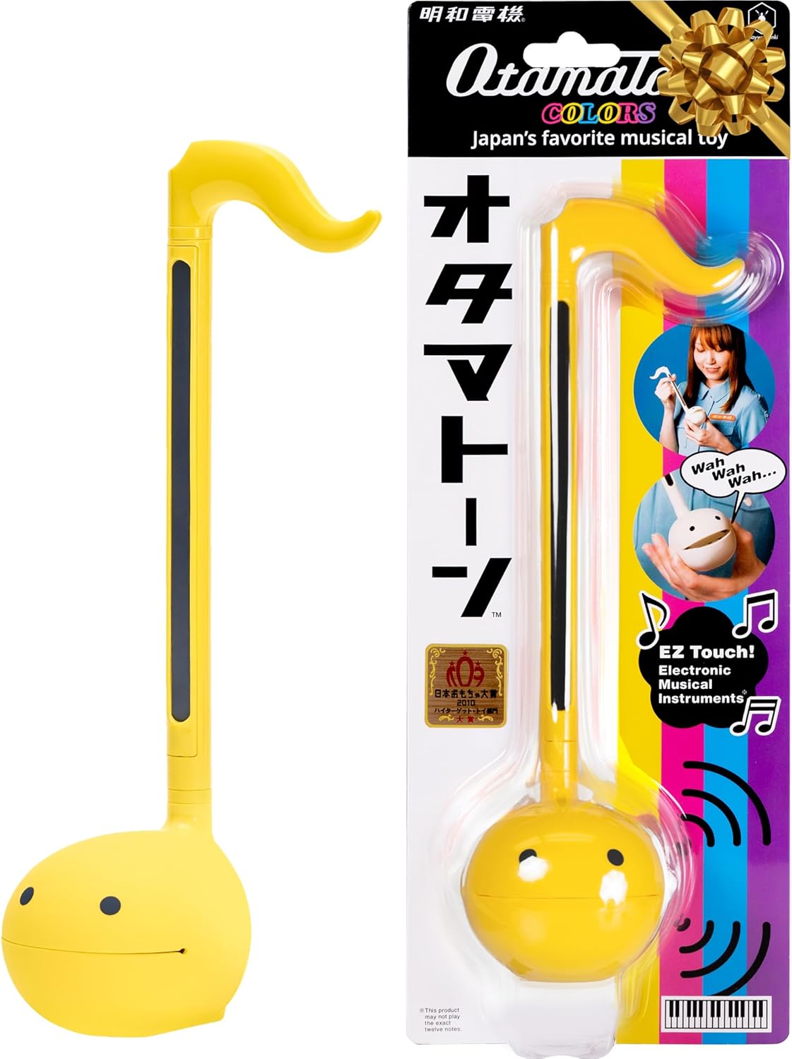 Otamatone Classic Yellow Portable Synthesizer for All Ages