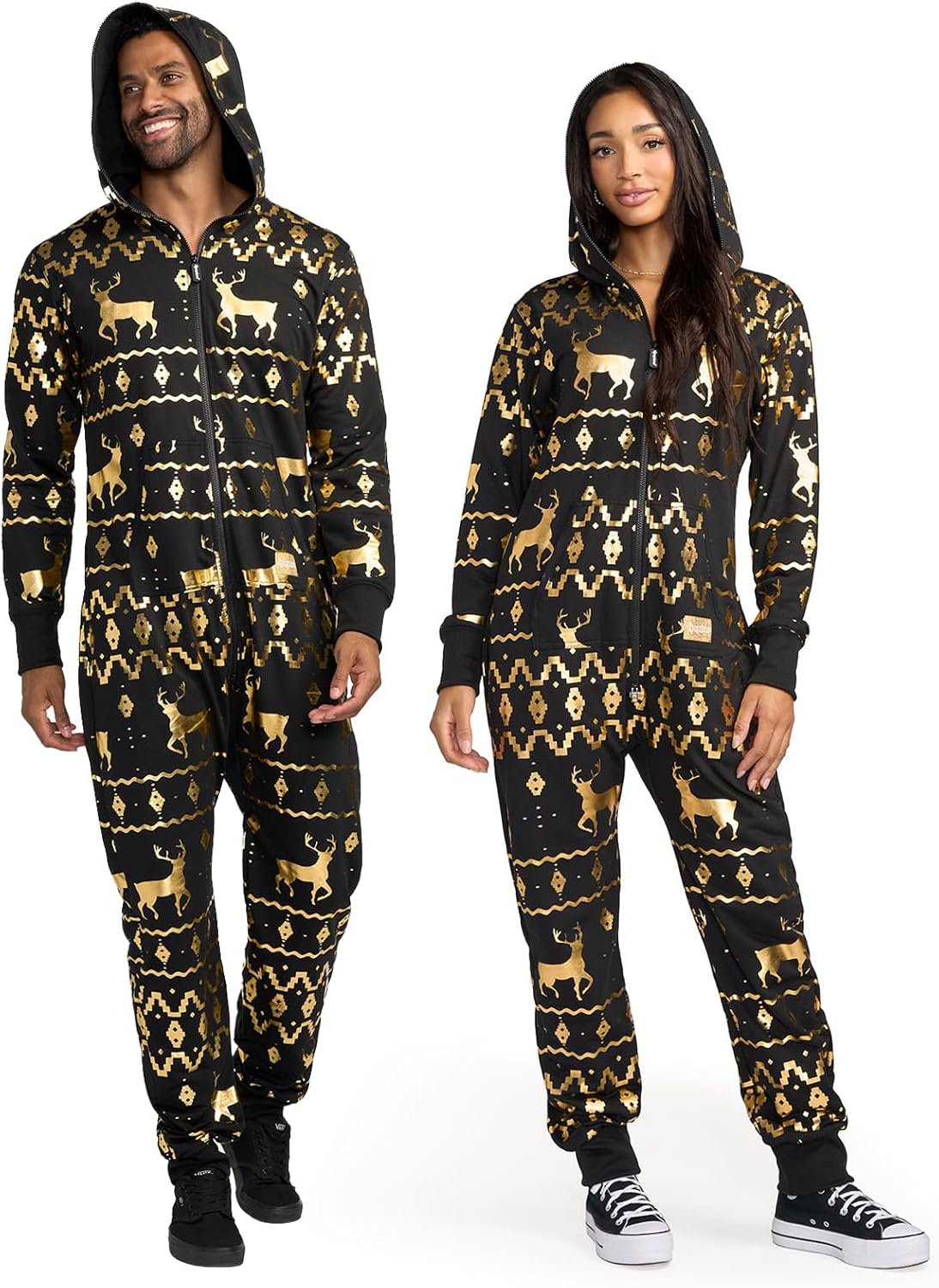 Tipsy Elves Christmas Onesies for Adults - Comfy Holiday Jumpsuits