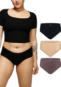 LEAKPROOF2.0 Seamless Mid Waist Brief Period Underwear - Leakproof