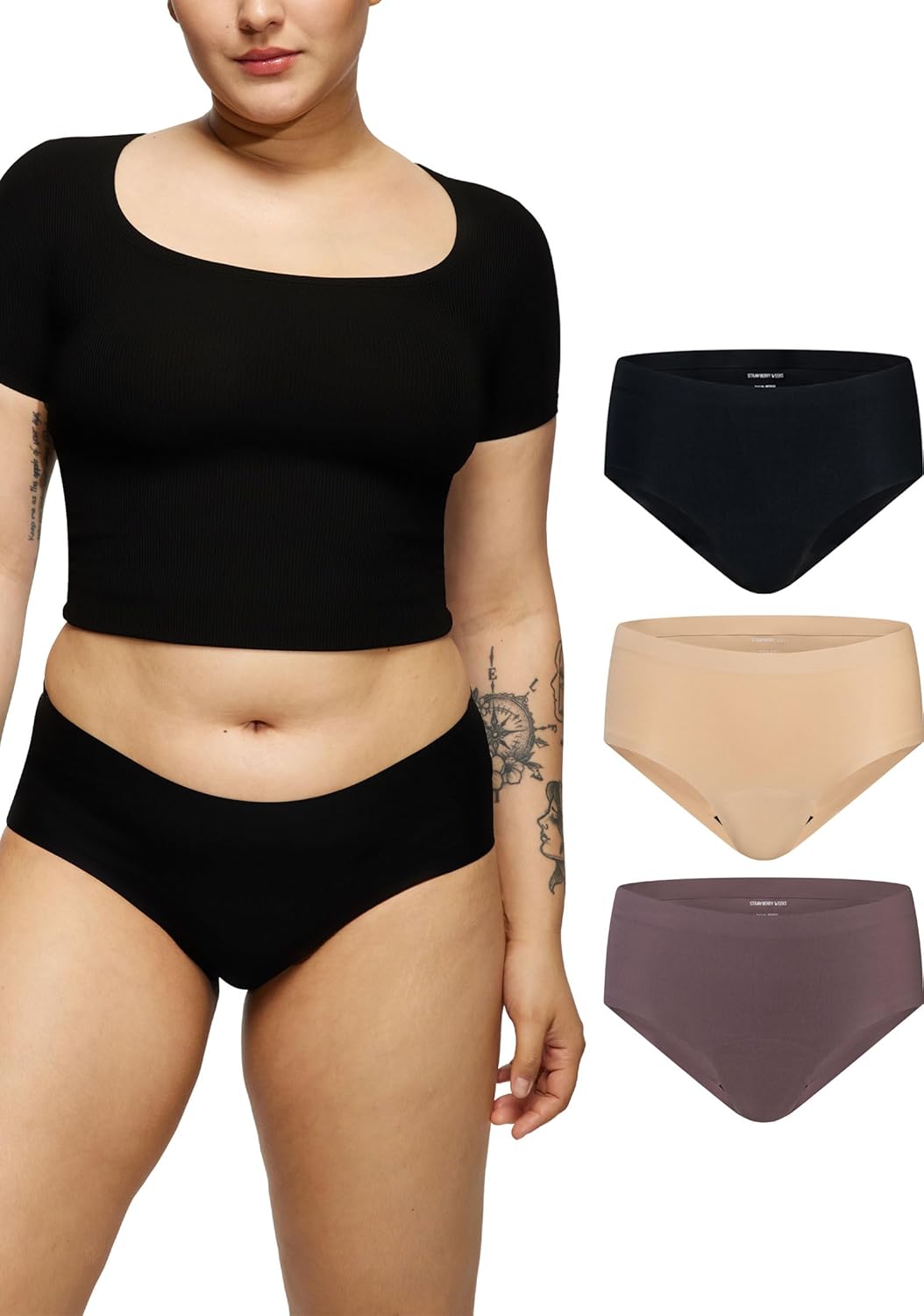 LEAKPROOF2.0 Seamless Mid Waist Briefs for Women - All Day Comfort