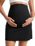 Butterluxe Maternity High Waisted Skirt - A Line with Shorts