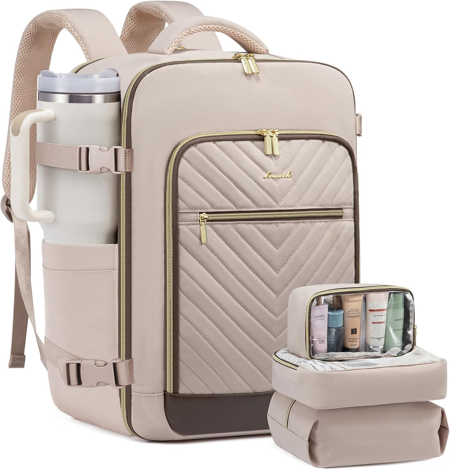 LOVEVOOK Travel Backpack for Women - 40L Carry On Bag