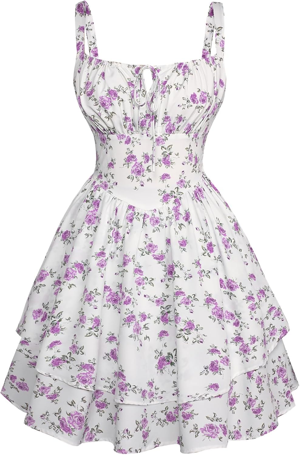 Floral Corset Dress for Women by Scarlet Darkness - Summer Style
