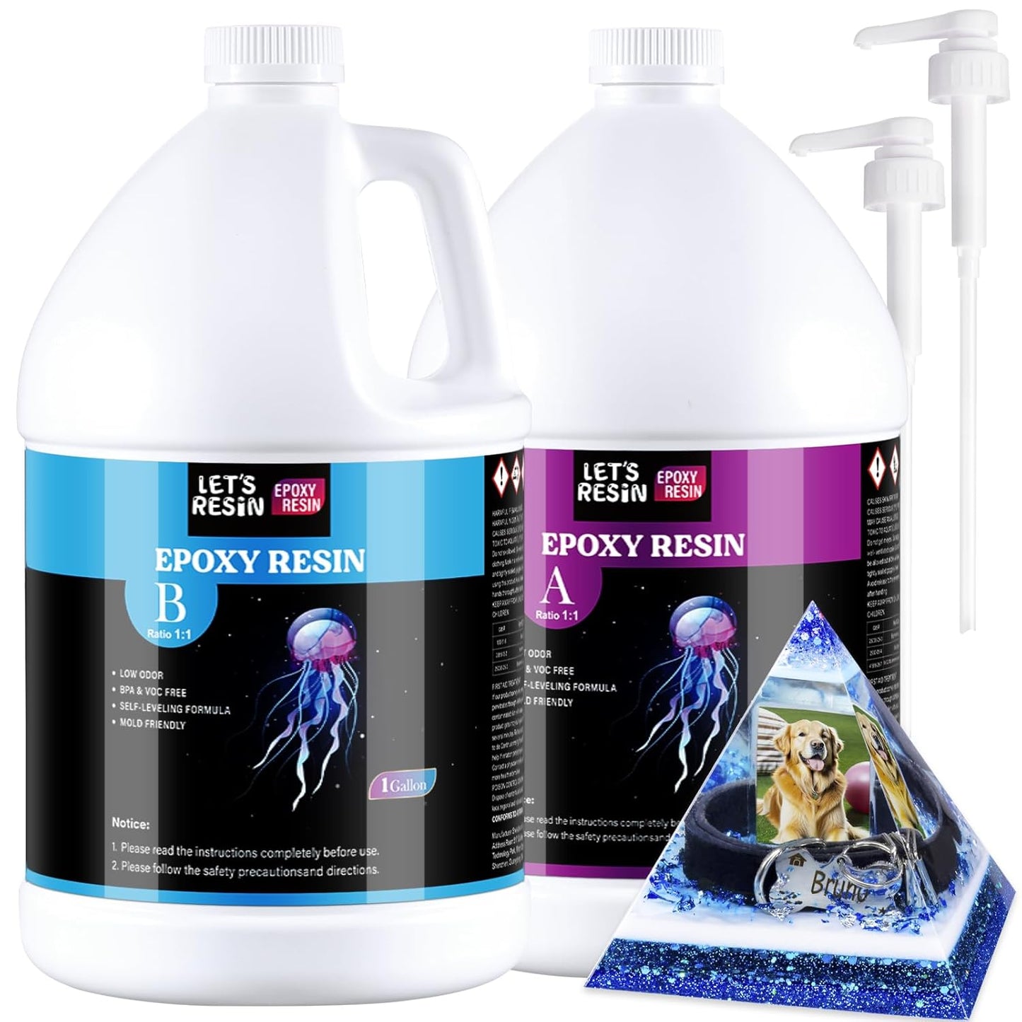 2 Gallon Epoxy Resin Kit for DIY Art and Craft Projects