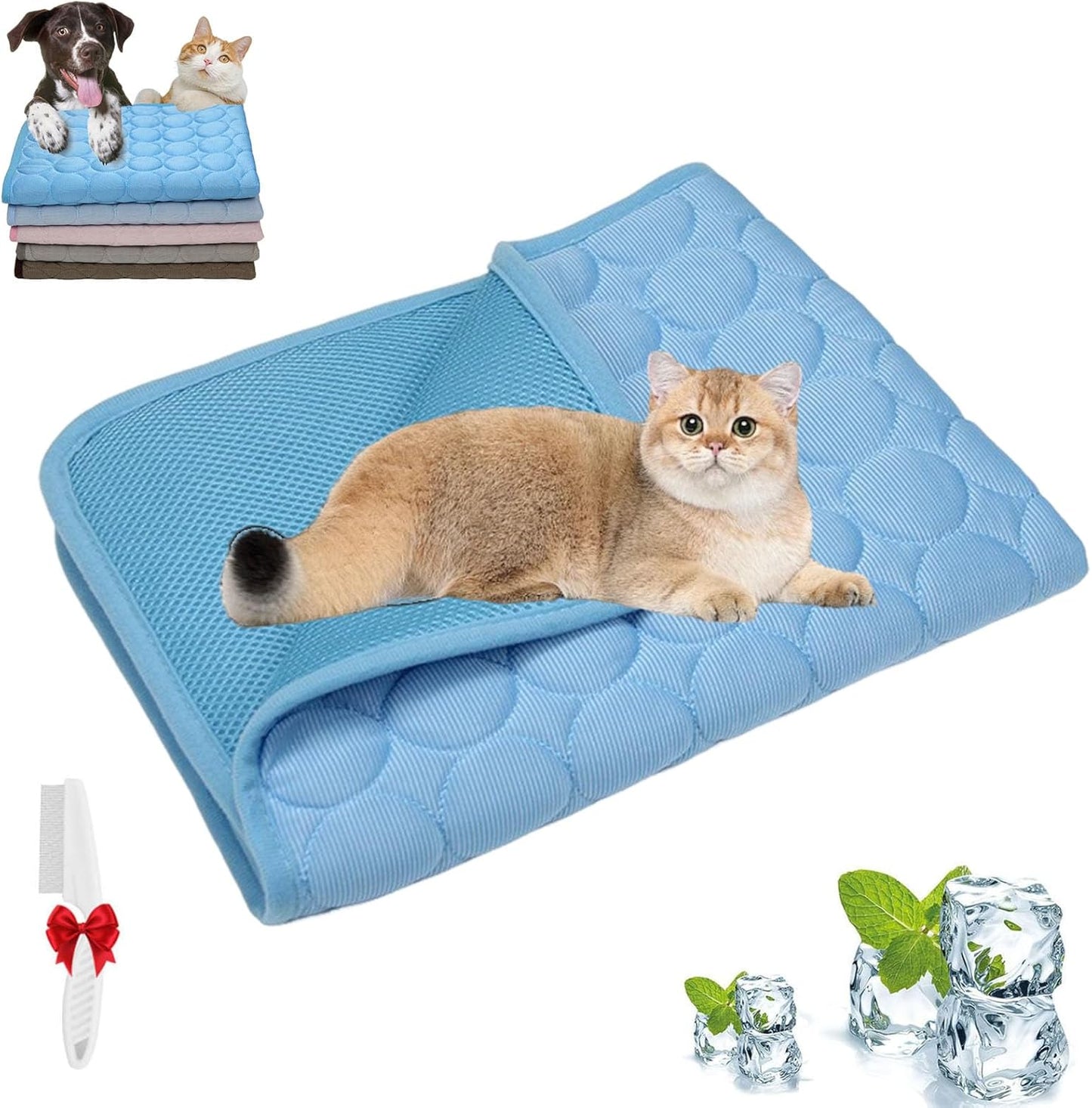 Kittra Cooling Mat for Cats - Comfortable Breathable Bed XXL