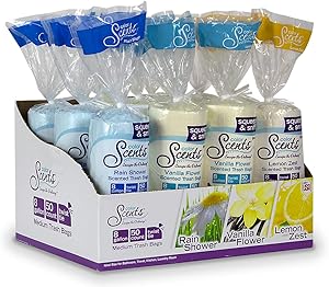 Color Scents Medium Trash Bags for Lightweight Waste - 600 Count