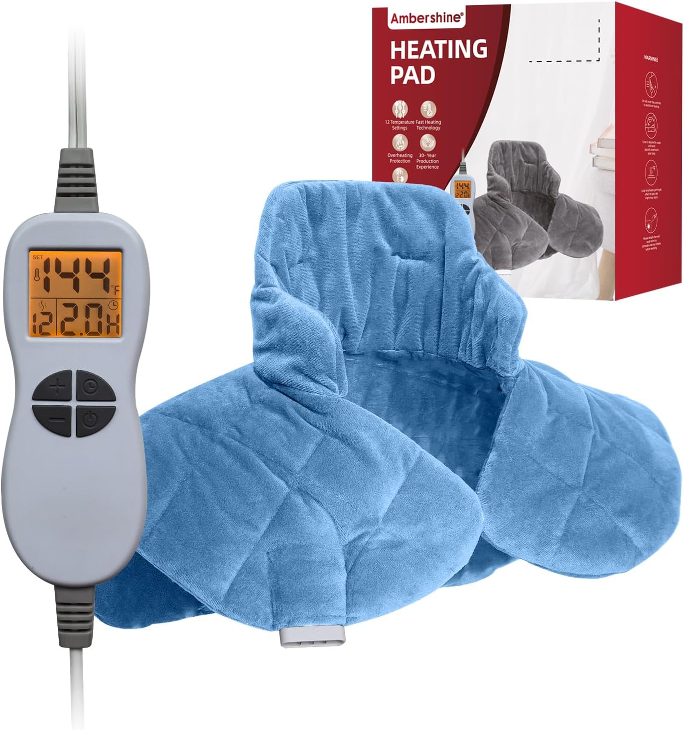 Ambershine 19ft'x24ft' Weighted Neck & Shoulder Heating Pad Review