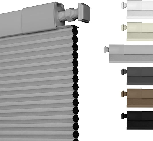 No Drill No Tools Blackout Cellular Shades for Easy Install