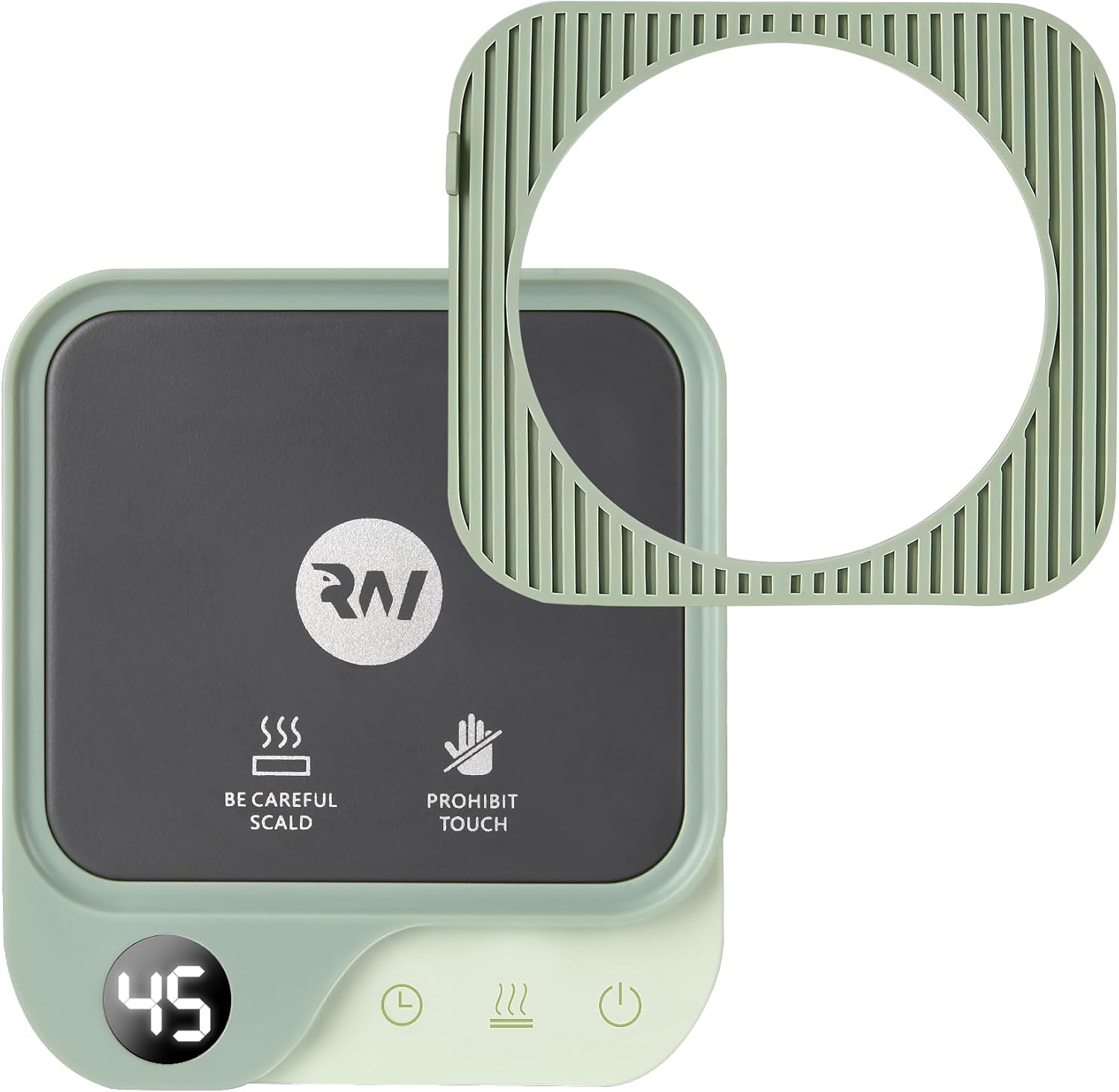 Smart Mug Warmer with Temperature Display & Auto Shut Off - Keep Drinks Warm!