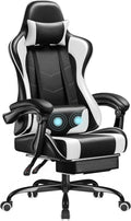 Homall Gaming Chair with Footrest & Massage