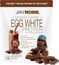JAYROBB Chocolate Egg White Protein 24 oz - High Protein, Low Carb