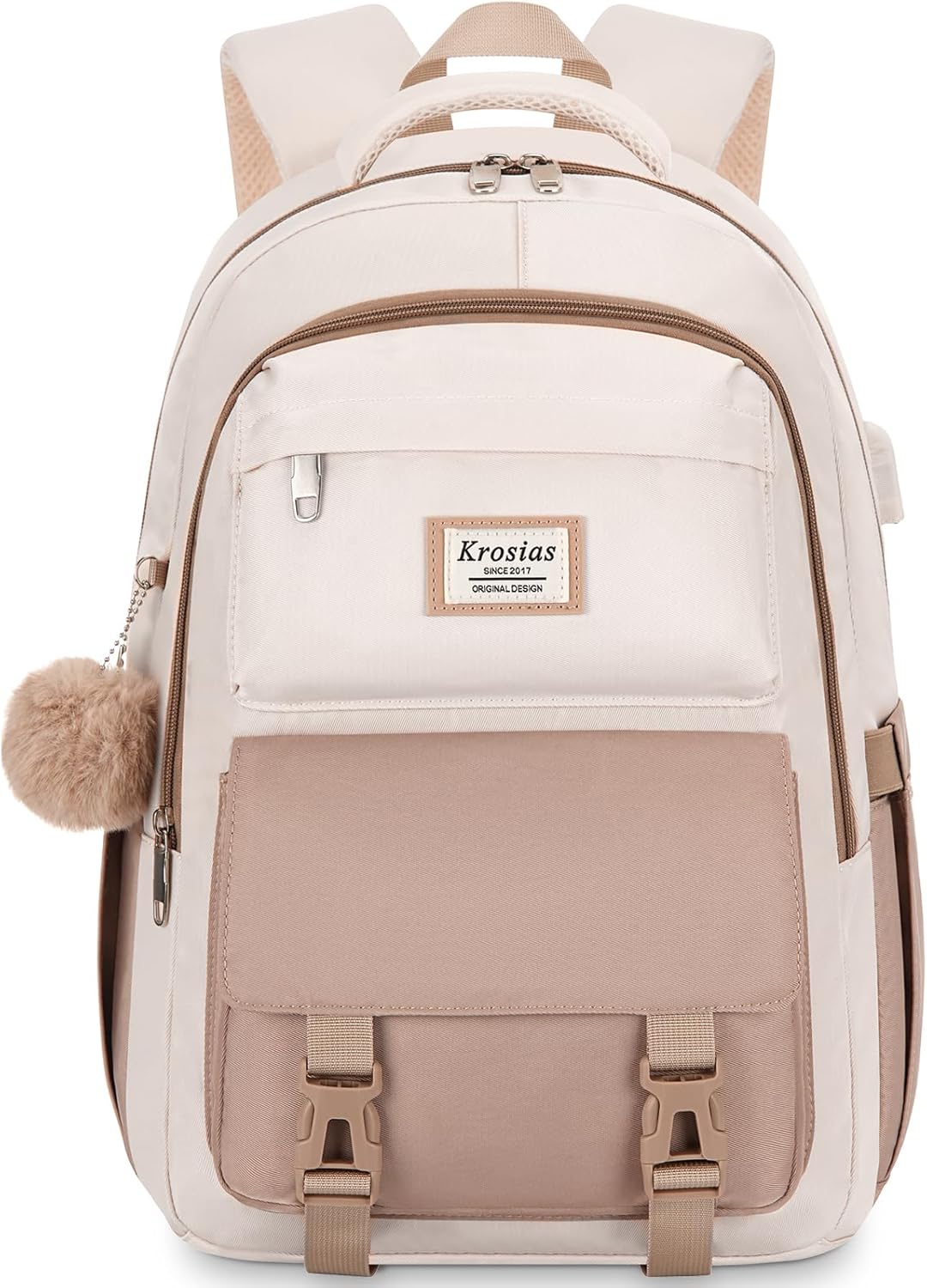 Cute Aesthetic School Backpack for Girls with Large Capacity