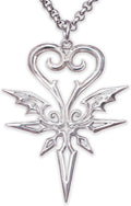 Stainless Steel Roxas Kingdom Heart Pendant Necklace for Fans
