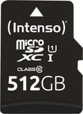Intenso Micro SDHC Card 512GB UHS-I+AD for High-Speed Storage