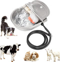 HHNIULI Heated Stainless Steel Livestock Waterer