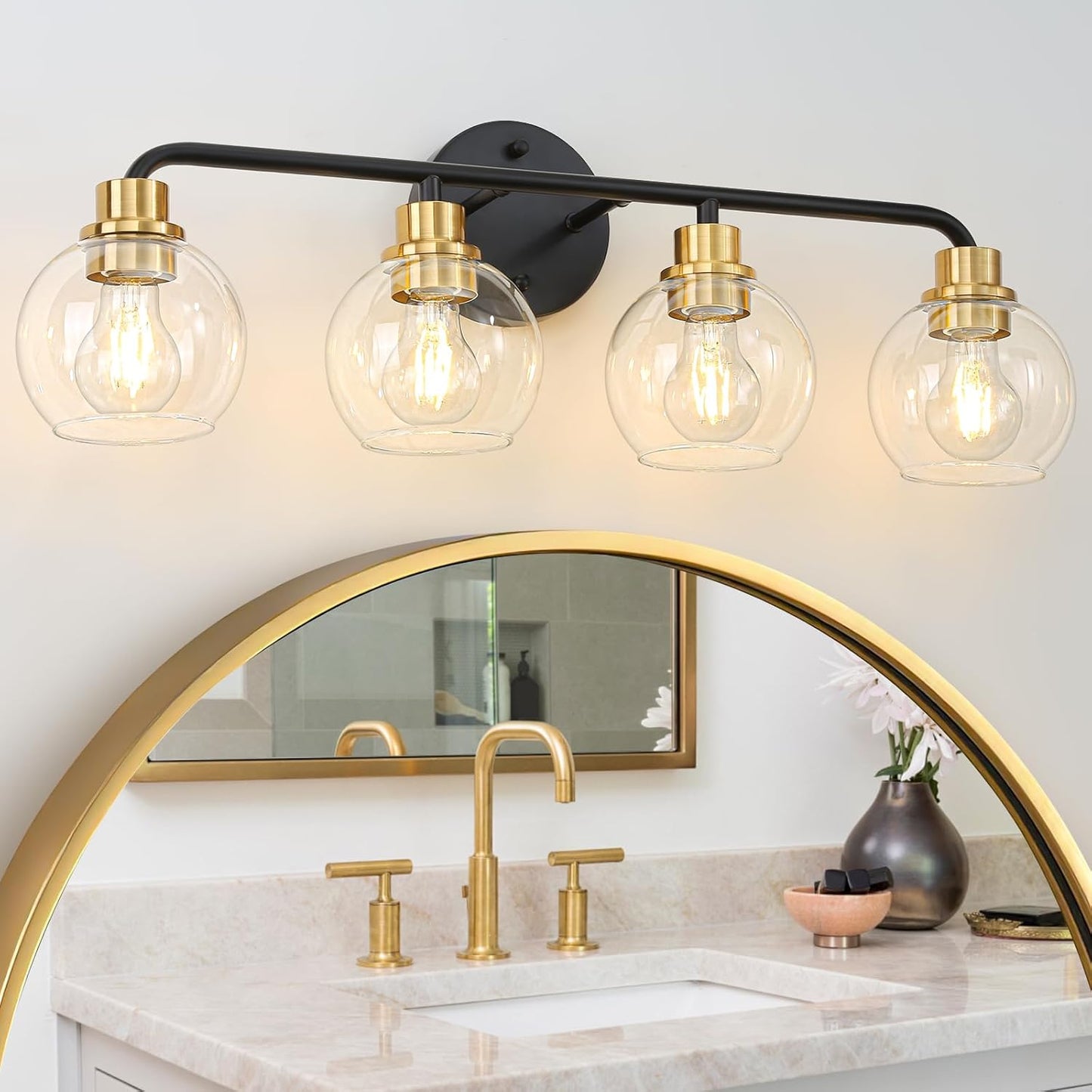 4 Light Bathroom Vanity Light for Modern Home Decor