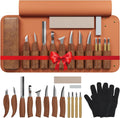 RexTact Wood Carving Kit 16PCS Hand Carving Tool Set - Deluxe