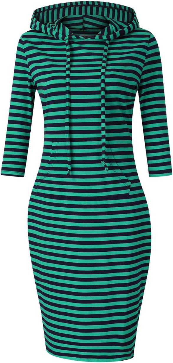 MISSKY Womens Casual Hoodie Dress for Everyday Comfort and Style