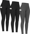 PHISOCKAT 2 Pack High Waist Yoga Pants for Women - Tummy Control